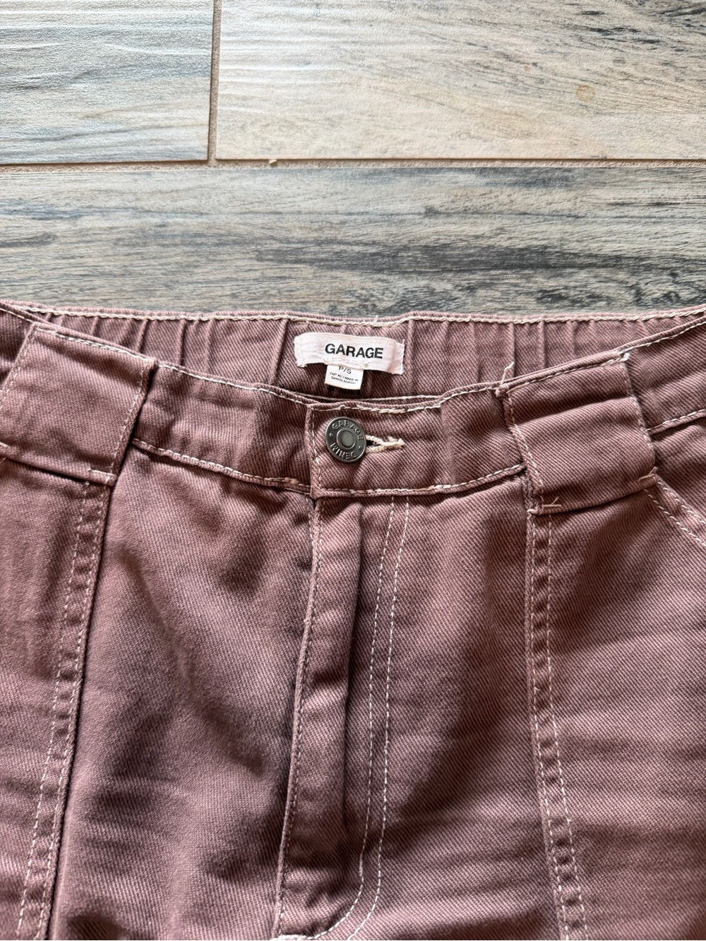 Garage High-Rise Jeans in Dusty Mauve